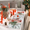 thumbnail image 4 of Christmas Place Mats Set of 6 Christmas Red Berry Green Leaf Decoration Table Mat Holiday Home Kitchen Table Mat Decoration 12x18 Inch, 4 of 6