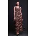 thumbnail image 4 of Bimba Rayon Floral Ladies Printed Backless Spaghetti Strap Long Maxi Evening Party Dress-Medium, 4 of 5