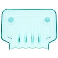 thumbnail image 3 of FELTECHELECTR Clear Plastic 1Set Soap Dish With Drainage For Bathroom Sink Wall Mountable, 3 of 8