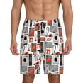 thumbnail image 3 of Lsque Modern Life Mens Sleep Pajama Shorts,Short Pajama Pants, Cotton Ultra-Soft Knit-XX-Large, 3 of 9
