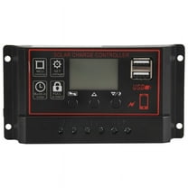 100A Solar Charge Controller Panel 12V 24V LCD Display Battery Regulator with USB Port