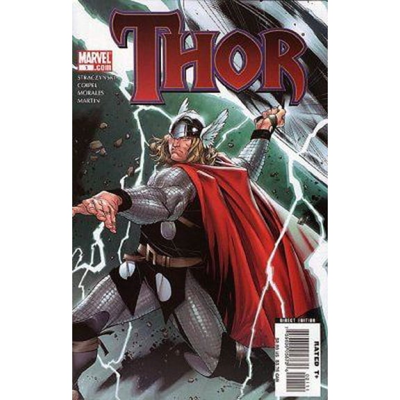 Thor #1 vol 3 (Green Backround) Marvel Comics Comic Book