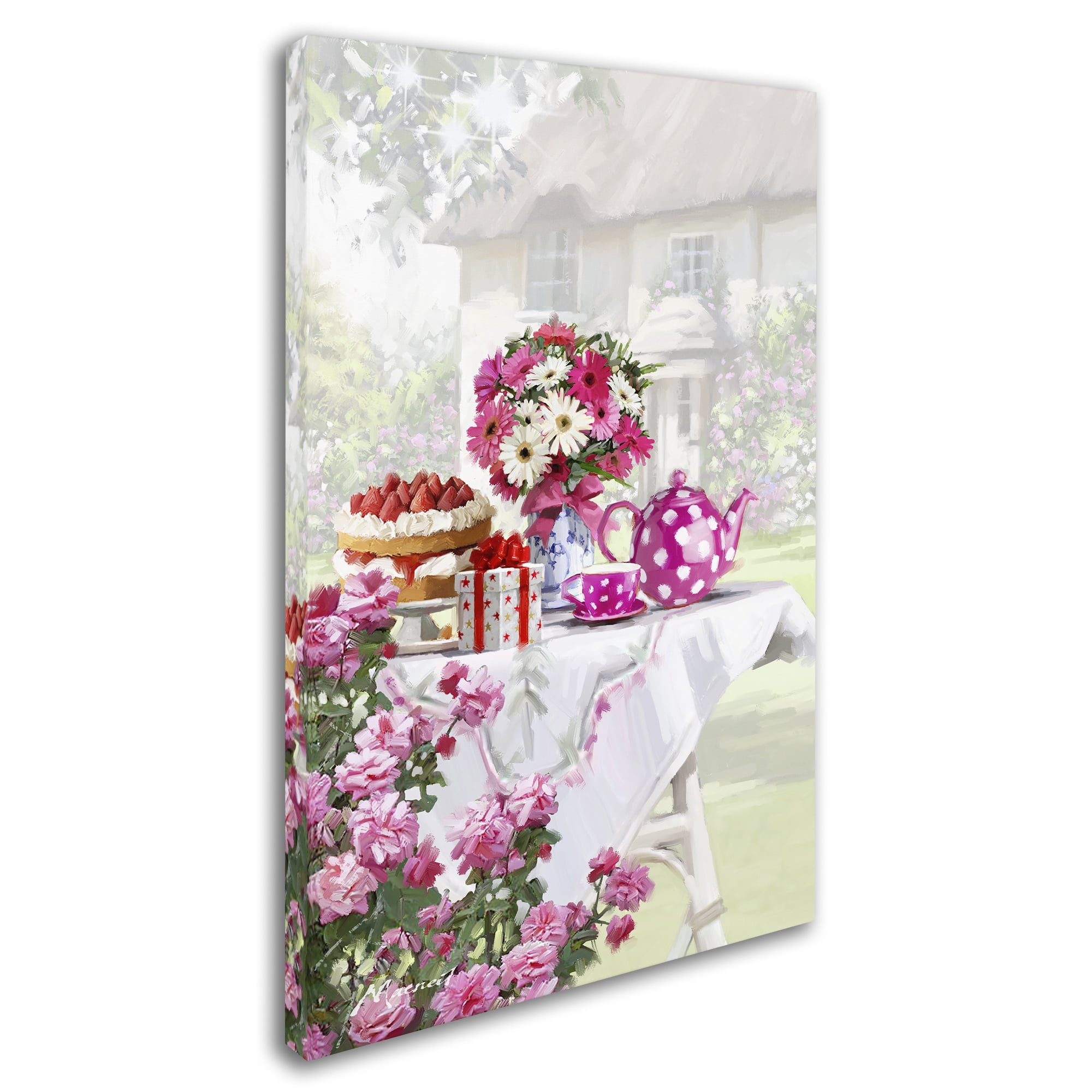 Trademark Fine Art 'Afternoon Tea I' Canvas Art by The Macneil Studio