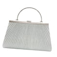 thumbnail image 4 of Bolso de mano de noche elegante bolso de noche para cena, vacaciones, regalo de cumpleaños Plata, 4 of 8