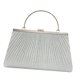 thumbnail image 4 of Bolso de mano de noche con bolso de hombro con correa de cadena para bodas en la calle, citas y vacaciones Plata, 4 of 8