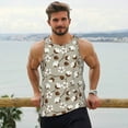 thumbnail image 6 of Disketp Cotton Tree Men's Workout Tank Tops Sleeveless Gym Shirt Quick Dry Fitness Bodybuilding Sleeveless T Shirt-4X-Large, 6 of 7