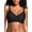 Black, variant on SHARICCA Wireless Bra For Women Padded Push Up Wirefree Bras