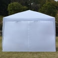 thumbnail image 3 of Spaco 10x10 Pop up Canopy Tents for Parties, Portable Folding Tailgate Ten, UV Resistant Waterproof Canopy Tent for Outdoor Events, Patio Backyard, White, 3 of 15