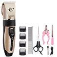 thumbnail image 1 of Tondeuse Électrique Rechargeable USB pour Poils de Chien et d'Animal, Outils de Toilettage et de Retrait (Or), 1 of 7