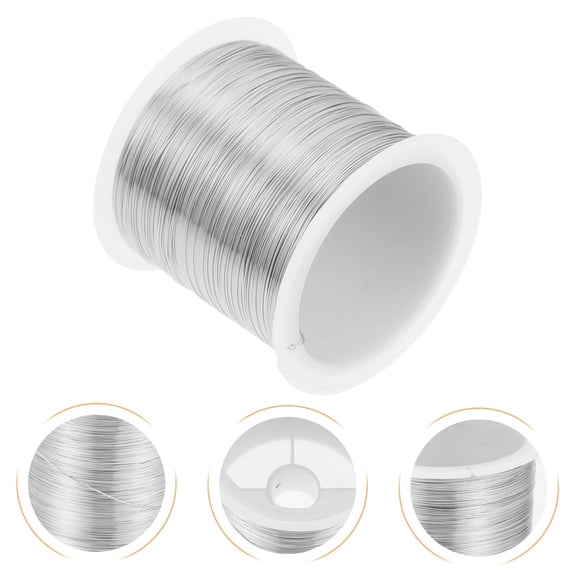 LOLIPPYY 20 Gauge Wire Copper Sculpting Wire Silver for Jewelry Making and Craft Projects