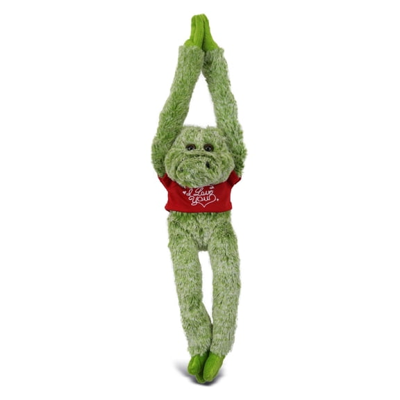 Dollibu I Love You Heart Hanging Alligator Plush - 21 inches