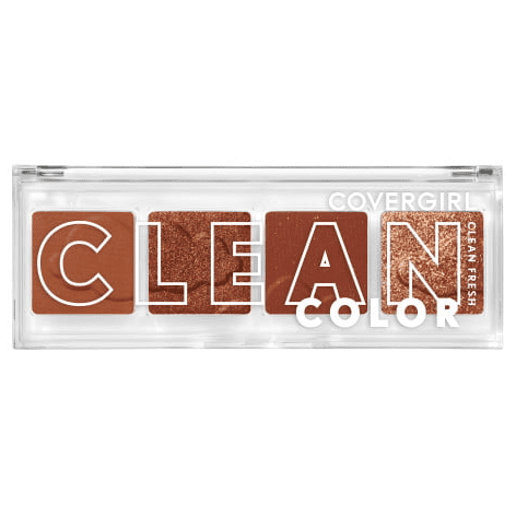 COVERGIRL Clean Eye Color, Clean and Vegan Formula Without Talc, Mineral Oil, Paraben and Fragrance, Highly Pigmented Eyeshadow, 100% Cruelty-Free