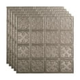 thumbnail image 1 of FASÄDE Traditional 10 Decorative Vinyl 2ft x 2ft Lay in Ceiling Panel in Galvanized Steel (5 Pack), 1 of 5