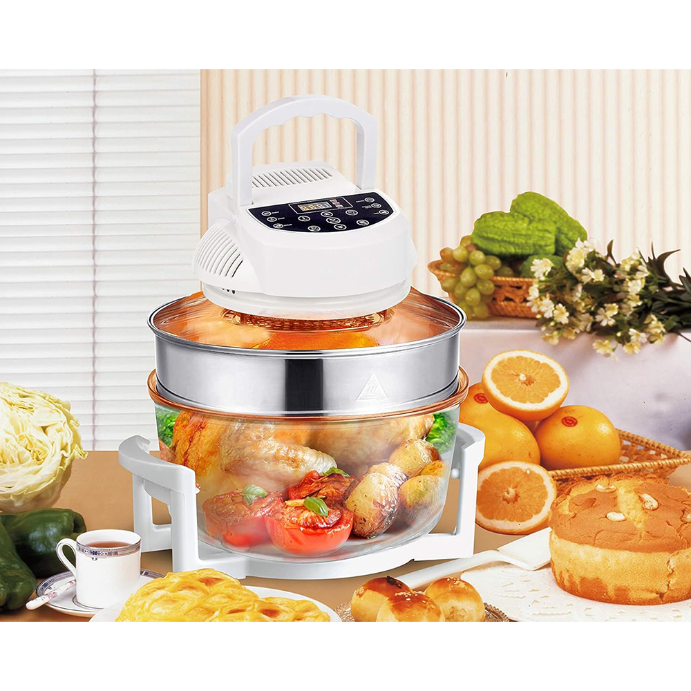 Turbo Oven, Countertop Air Fryer Convection Oven with Extender Ring ...