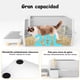 thumbnail image 2 of Arenero para Gato Acero Inoxidable, Caja de Arena con Tapa Arenero Grande para Gato Para gatos grandes, Caja de arena autolimpiable con pala y filtro antifugas, Prueba de olores y fácil de limpiar, 2 of 7