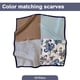 thumbnail image 2 of Pañuelo cuadrado pequeño de seda morera para mujer - Pañuelo para el cuello para mujer - Pañuelo de seda - 21" x 21", 2 of 5