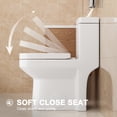 thumbnail image 4 of HOROW 12" Rough-In Small Compact One Piece Toilet, Dual Flush Modern Bathroom Toilet with Soft Closing Seat, 4 of 11