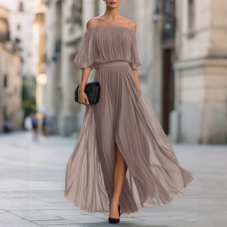 pencil cut long dress Out Shoulder Detail Maxi-Length Black US Size:US14 DR6331 high quality designer sheath My Fair Lady -