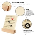 thumbnail image 3 of OULII Creative Calendar Perpetual Calendar with ABS Material in Assorted Color for Home Decor 1 Set, 3 of 4