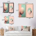 thumbnail image 4 of Designart "Retro Pink Dreaming Geometric Minimalism V" Modern Geometric Framed Wall Art Set Of 2 - Modern Pink Framed Wall Art Set Of 2, 4 of 6