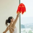 thumbnail image 4 of KAKOWELY 4 pañuelos rojos para danza china, divertidos accesorios de baile para escenario., 4 of 4