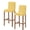 Multicolor, variant on Pure Yellow Bar Stool Covers Set of 2, Simple Solid Color Stretch Washable Bar Chair Covers with Backs, Removable Pub Counter Height Chair Cover for Kitchen Dining Room Cafe