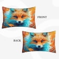 thumbnail image 2 of Balery Fiery Red Maple Leaf Fox Bedding Queen Pillow Cases - Envelope Closure - Soft Brushed Microfiber Fabric - Shrinkage and Fade Resistant Pillow Cases-16"x24", 2 of 6