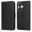 Black, variant on Wallet Phone Case for Realme 10 Pro Plus 5G with Card Holder and Stand Function Blue