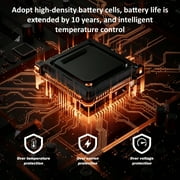 بنك الطاقة الشمسية Solpowben 20000mAh متوافق مع iPhone بنك الطاقة الشمسية المحمول مع منفذي USB 5 فولت 2 مصباح يدوي حزمة بطارية البوصلة للتخييم في الهواء الطلق والمشي لمسافات طويلة (برتقالي)