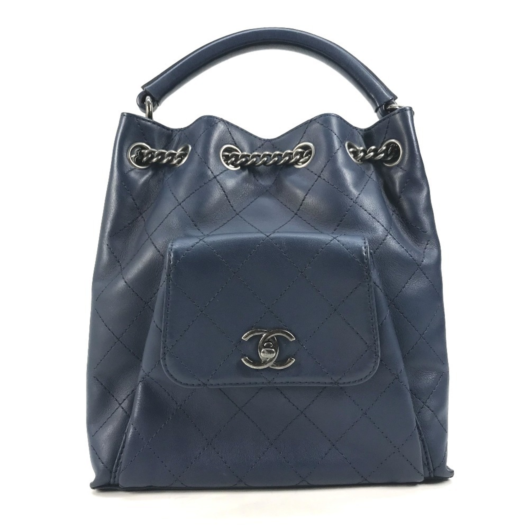 Pre-Owned CHANEL Matelasse CC Coco Mark Chain 3-Way  display picture 1
