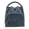 thumbnail image 1 of Pre-Owned CHANEL Matelasse CC Coco Mark Chain 3-Way Drawstring Handbag, Bag, Shoulder... (Fair), 1 of 15