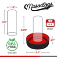 thumbnail image 5 of Jar Safe Child-Resistant Lids Regular Mouth Red, 5 of 7