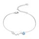 thumbnail image 1 of Pulsera Opal Cat de plata 925 con baño de rodio para mujer, 1 of 3