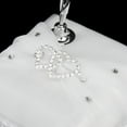 thumbnail image 4 of Juego de Bolígrafo y Soporte para Libro de Invitados de Boda Sunnimix Adornado con Diamantes de Doble Corazón, 4 of 8