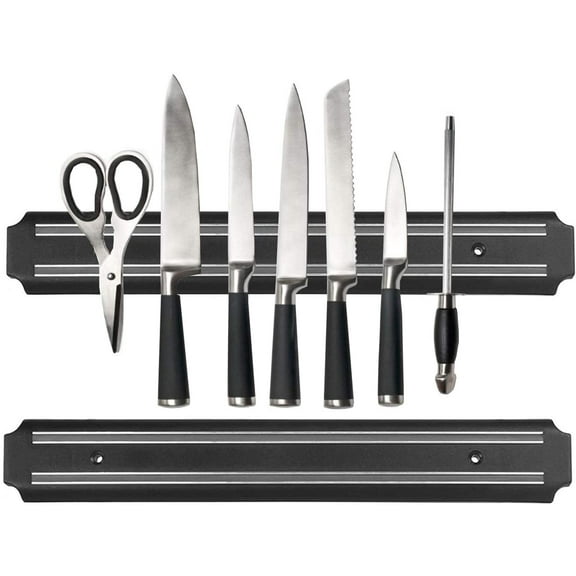 SUTENG Magnetic Strip for Knives Kitchen with Multipurpose Use as Knife Holder, Knife Rack, Knife Magnetic Strip, Knives Bar, Kitchen Utensil Holder, Tool Holder for Garage and Kitchen Organizer
