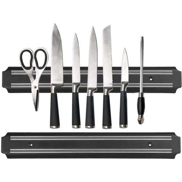 Amerteer Magnetic Strip for Knives Kitchen with Multipurpose Use as Knife Holder, Knife Rack, Knife Magnetic Strip, Knives Bar, Kitchen Utensil ...