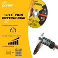 thumbnail image 2 of Kit de discos de corte y mandril de montaje Panlen, paquete de 10 unidades, 3 cm, 2 of 7
