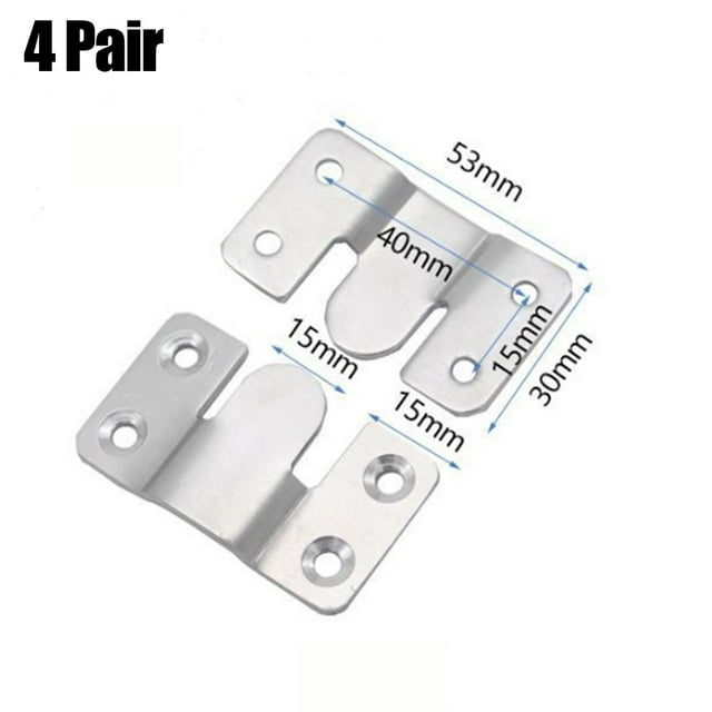 Interlocking Bracket Modular Couch Sofa Connector Picture Frame Hanger
