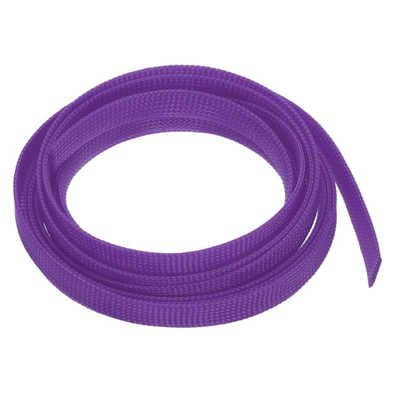 PET Expandable Sleeving 10ft 1/2" Purple Cable Management Sleeve Cord Organizer for Wrap Protect Cable