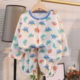 thumbnail image 2 of xaweyi Infant Toddler Baby Boy Clothes Fall Winter Outfit Long Sleeve Crewneck Sweatshirt Top Casual Pants Set,Sizes 12-18 Months, 2 of 4