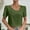 Army Green Tunic Crop Tops T-Shirts, variant on Women's Summer Tunic Crop Tops T-Shirts Stylish Fashion Trendy Short Sleeve Tees Knot Wrap Solid Tops Slant V-Neck Shirts Loose Casual Business Flowy Blouse Dressy Women Pink 6