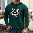thumbnail image 1 of WILLBEST Sudaderas para Hombre, Moda Masculina, Informal, con Estampado Parcial, con Capucha, Manga Larga, con Cordón, Suéter con Capucha XXXXGrande, 1 of 3