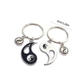thumbnail image 5 of LICEWO Stylish Yin Yang Keychain Set Puzzle Matching Pendant Keyrings for Men and Women, 5 of 9