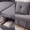 thumbnail image 4 of SOFÁ CAMA CON ALMACENAMIENTO WAYFAIR GRIS OXFORD, 4 of 7