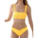 thumbnail image 1 of Trajes de baño para Mujer Bikini Bandeau con Ribete de Volantes Amarilla M Amarilla M Xishao ropa, 1 of 2