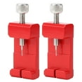 thumbnail image 2 of Watchband Remover, Watch Strap Adjuster, 2PCs Professional Adjustable Height For Watch Repairing Red, 2 of 8