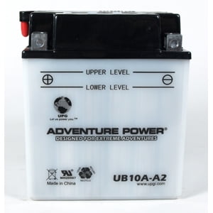 Motorcycle Battery - Conventional - 12 Volt - Walmart.com