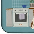 thumbnail image 4 of Brindle Bull Terrier Kitchen Scene Dish Drying Mat, 4 of 7