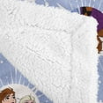 thumbnail image 4 of Frozen Silk Touch Blanket with Sherpa Fleece Back, 4 of 5