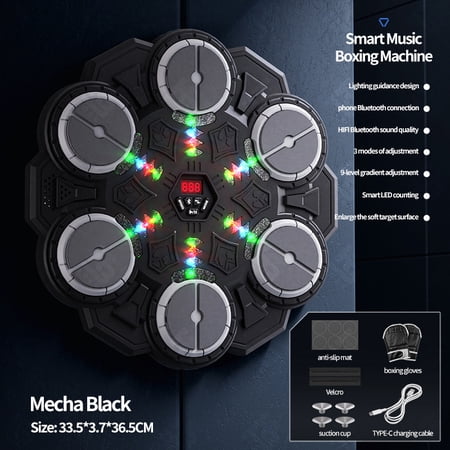 Smart Music Boxing Machine Bluetooth Boxing Wall Target Rhythm Training Fitness Home Boxing Trainer